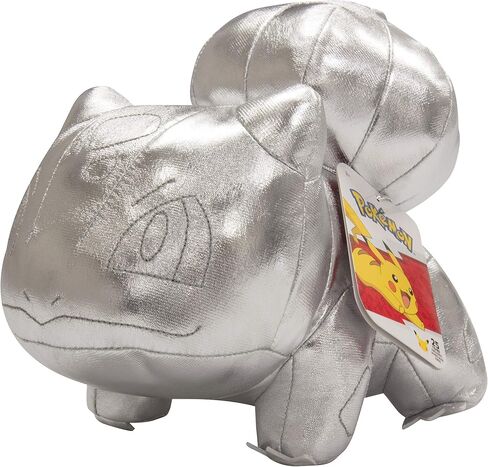 Pokémon 8" Silver Bulbasaur 25th Anniversary Plush - Officially Licensed - Quality & Soft Stuffed Animal Toy Great Gift for Kids, Boys, Girls in Saudi Arabia