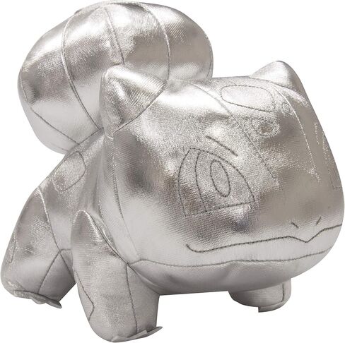 Pokémon 8" Silver Bulbasaur 25th Anniversary Plush - Officially Licensed - Quality & Soft Stuffed Animal Toy Great Gift for Kids, Boys, Girls in Saudi Arabia
