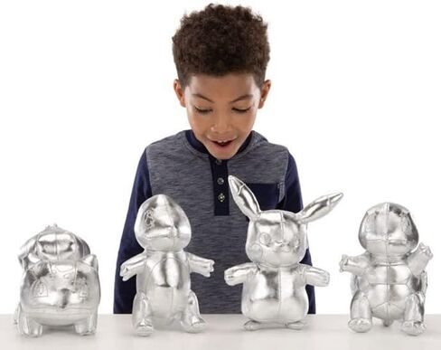 Pokémon 8" Silver Bulbasaur 25th Anniversary Plush - Officially Licensed - Quality & Soft Stuffed Animal Toy Great Gift for Kids, Boys, Girls in Saudi Arabia
