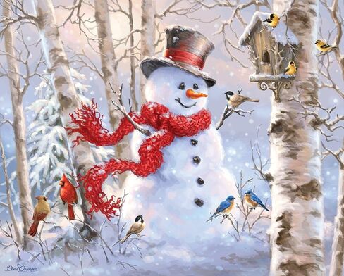 Springbok's 1000 Piece Jigsaw Puzzle Winter Friends, Multi in Saudi Arabia