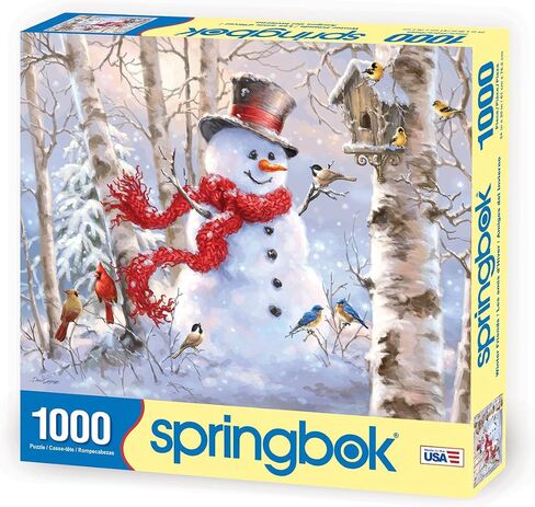 Springbok's 1000 Piece Jigsaw Puzzle Winter Friends, Multi in Saudi Arabia