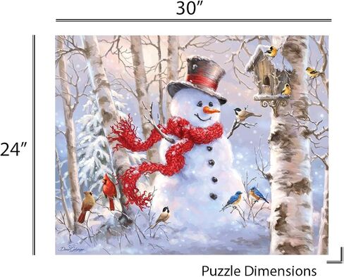 Springbok's 1000 Piece Jigsaw Puzzle Winter Friends, Multi in Saudi Arabia