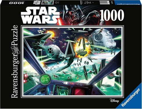 Ravensburger Star Wars: X-Wing Cockpit 1000 Piece Jigsaw Puzzle for Adults - 16919 - Every Piece is Unique, Softclick Technology Means Pieces Fit Together Perfectly in Saudi Arabia