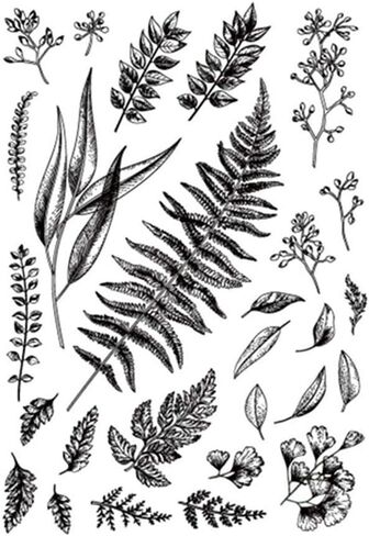 arriettycraft Leaves Flowers Stamp Rubber Clear Stamp/Seal Scrapbook/Photo Album Decorative Card Making Clear Stamps in Saudi Arabia