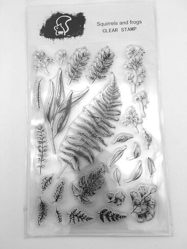 arriettycraft Leaves Flowers Stamp Rubber Clear Stamp/Seal Scrapbook/Photo Album Decorative Card Making Clear Stamps in Saudi Arabia