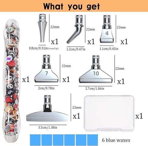 Diamond Painting Art Drilling Pen with Stainless Steel Metal Tips Nibs Placers Heads Accessories Kit Tool Set for Diamond Painting Art Crafts Pink in Saudi Arabia