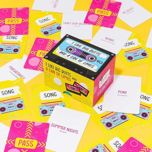 I Like Big Butts and a Can of Limes - Family Friendly Party Game - Say The Correct Lyrics to All Time Top Song Hits and Collect Cards - 3+ Players in Saudi Arabia