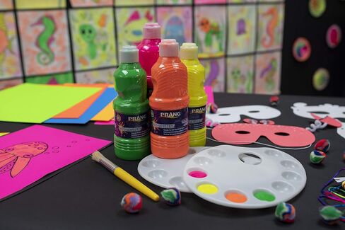 Prang Washable Tempera Paint, Assorted Metallic Colors, 16 Oz., 6 Count in Kuwait