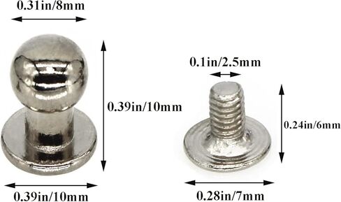 يونبو مسامير مسمار مسمار برأس دائري 6 × 8 × 8 ملم فضي مسمار فيليبس مسمار in Kuwait