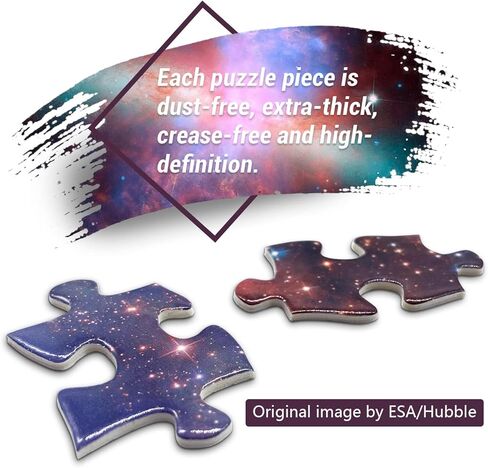 Space Puzzle 1000 Pieces Adult, Solar System Galaxy Puzzle for Adult, Hubble-Pillars of Creation Planets Star Nebula Universe Picture Jigsaw Puzzle in Kuwait