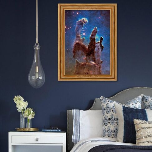 Space Puzzle 1000 Pieces Adult, Solar System Galaxy Puzzle for Adult, Hubble-Pillars of Creation Planets Star Nebula Universe Picture Jigsaw Puzzle in Kuwait