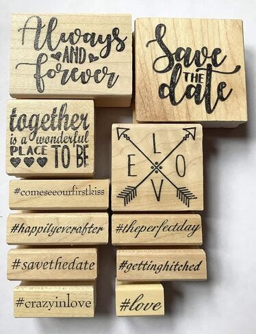 Wedding Rubber Stamps Set in Kuwait