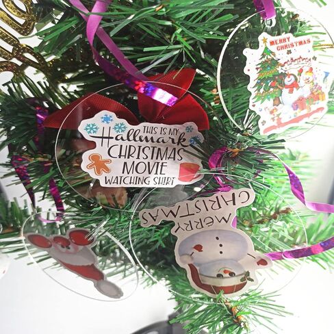 دائرة أكريليك شفافة 40 قطعة قطرها 3 بوصة (7.62 سم) حلية قرص أكريليك شبكي فارغة مع فتحة للرسم والعلامات وسلسلة المفاتيح والمشروعات اليدوية اليدوية in Kuwait