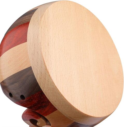 Wooden Yarn Bowls for Crocheting Crochet Bowl Knit Bowls for Yarn Crochet Basket Wool Storage Basket Round with Holes Handmade Craft Crochet Kit Organizer Perfect for Mother's Day (Multicolor) in Kuwait