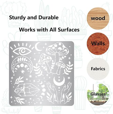 GORGECRAFT 6.3 Inch Celtic Knots Metal Stencil Chinese Knot Pattern Stainless Steel Cutting Stencil Template Journal Tool for Painting Wood Burning Pyrography and Engraving Home DIY Decoration in Saudi Arabia
