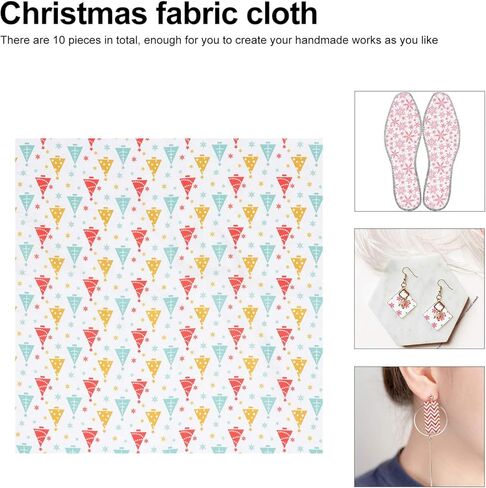 10 قطع من نسيج قطن عيد الميلاد، مقاس 19.68 × 19.68 بوصة، مربعات خياطة، نسيج اللحف، خليط من الدهون، قصاصات قماش عيد الميلاد مسبقًا، لخياطة اللحف، غلاف هدايا عيد الميلاد in Kuwait