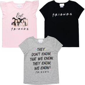 Friends 3 Pack Ruffle Fashion Graphic T-Shirt in Kuwait