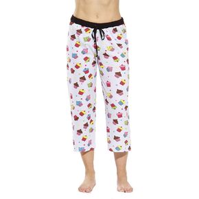 Just Love 100% Cotton Women Pajama Capri Pants Sleepwear