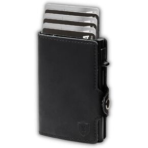 Xclusive Leather Slim Wallet for Men | Trifold RFID Wallet | Luxurious Card Holder & Minimalist Wallet with Money Clip | Blend of Luxury & Utility in Men’s Wallets in Kuwait