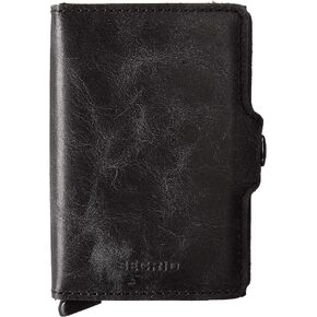 SECRID-Secrid Twin Black Leather Wallet