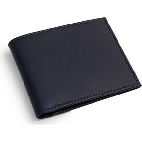 محفظة Maruse Bifold - محفظة جلدية نحيفة - محفظة جلد عجل إيطالي أصلي - أنيقة وراقية - محفظة متعددة الاستخدامات وبسيطة للرجال، أسود in Kuwait