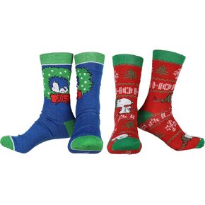 Peanuts Snoopy Holiday 2 Pack Adult Crew Socks in Saudi Arabia