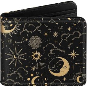 Bistup Girls Wallet Cute Leather Bifold Wallet Skull for Women Teen Girls Goth Horror Credit Card Cash Id Holder Rfid Blocking Mushroom Skeleton Bi Fold Small Wallets With Coin Pocket Slim Scary Cool