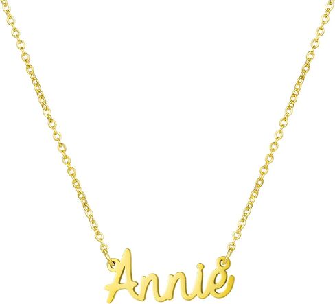 Awegift Personalized Name Necklace 18K Gold Plated New Mom Bridesmaid Gift Jewelry for Women in Kuwait
