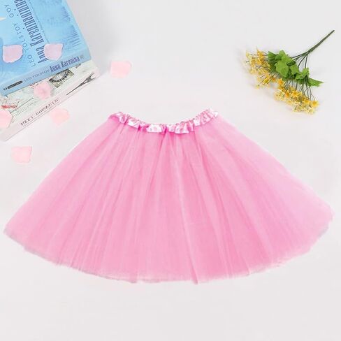 GEMILY Tulle Tutu Skirt Layered Ballet Dance Tutu Party Dress Tutu Skirts Princess Tutu Costume for Women and Girls in Kuwait