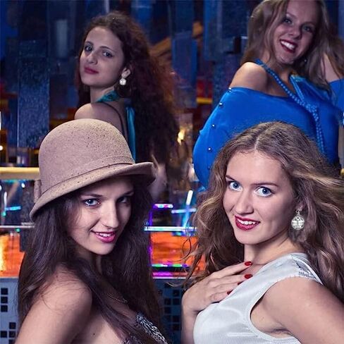 Silver Disco Ball Clip on Earrings 70's Halloween Earrings Women's Costume Accessories in Kuwait