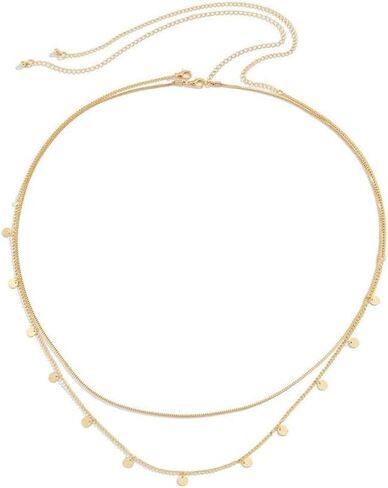 Simple Multilayer Waist Chain Beach Bikini Belly Adjustable Sequin Summer Body Chain for Women and Girls (Waist Jewelry) in Kuwait