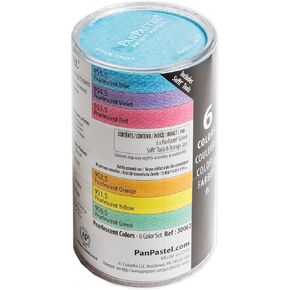 PanPastel Artist Pastels by GOLDEN, Pearlescent Colors Set, 6 Color, Professional Artist Pastels, Unique Pan Format (cake-like)