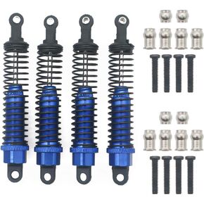4Pcs RC Adjustable Shocks Absorber Springs Set Upgrade Parts 86mm 1/16 Buggy Truck Off-Road HPI HSP Losi Axial Tamiya Redcat Car
