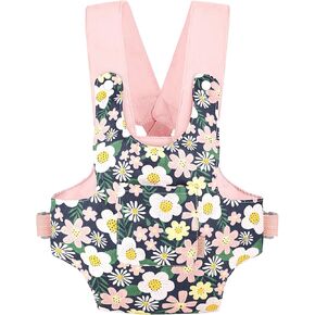 GAGAKU Baby Doll Carrier Doll Accessory Stuffed Animal Carrier with Adjustable Straps for Kids – Green (Sunflower)