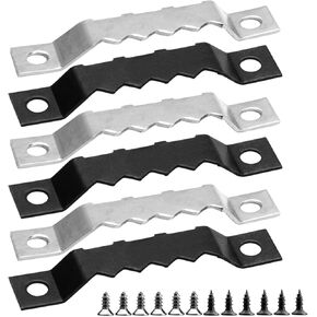 120 Pack Sawtooth Picture Hangers with 240 Screws, Large Picture Frame Hanging Kit, Canvas Hangers, Picture Hanging Hooks for Paintings, Artwork, Home Decor in Kuwait