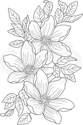 Woodware Clear Stamps 4"X6"-Singles Garden Spray -JGS757 in Saudi Arabia