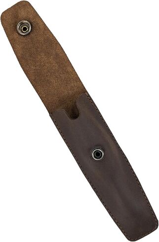 Hide & Drink, Single Pen Case, Portable Tiny Bag for Pencils, Handmade from Full Grain Leather - Bourbon Brown in Saudi Arabia