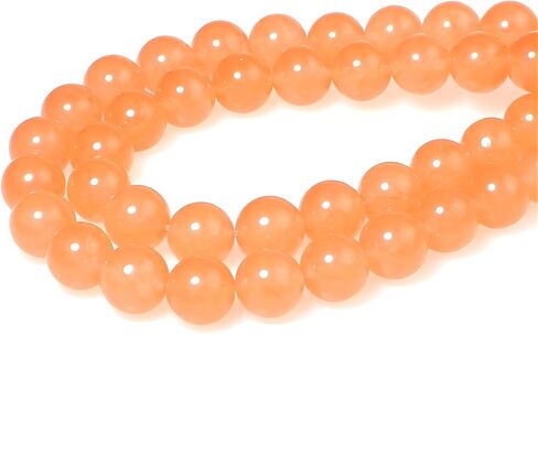 MJDCB Stone Beads 8mm 43pcs Round 128 Faceted Citrine Loose Gemstone Bead Charms for Jewelry Making Bracelet Necklace Earring Pendant in Saudi Arabia