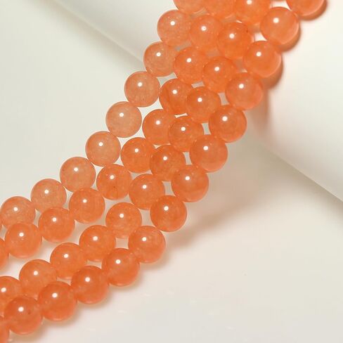 MJDCB Stone Beads 8mm 43pcs Round 128 Faceted Citrine Loose Gemstone Bead Charms for Jewelry Making Bracelet Necklace Earring Pendant in Saudi Arabia