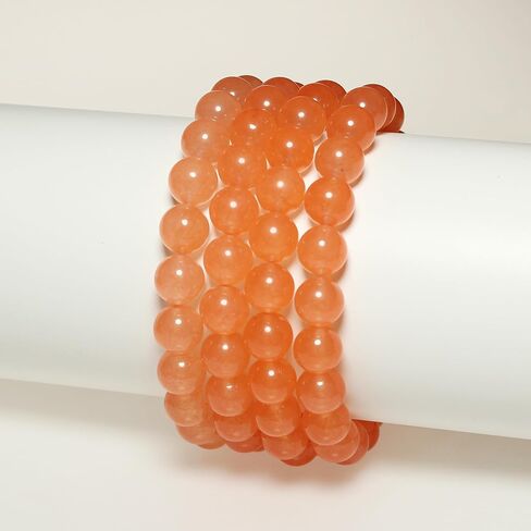 MJDCB Stone Beads 8mm 43pcs Round 128 Faceted Citrine Loose Gemstone Bead Charms for Jewelry Making Bracelet Necklace Earring Pendant in Saudi Arabia