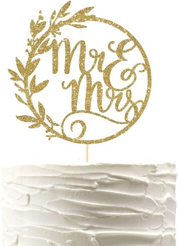 Mr and Mrs Cake Toppers，Rustic Wedding Cake Topper，Cake Toppers for Wedding in Kuwait
