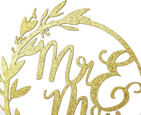 Mr and Mrs Cake Toppers，Rustic Wedding Cake Topper，Cake Toppers for Wedding in Kuwait