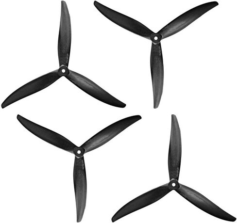 Gemfan 8040 مراوح نايلون من الألياف الزجاجية المقواة 8 بوصة 3 شفرات دعائم لطائرات Cinelifter FPV أو Macroquad بدون طيار 4 قطع 2CCW 2CW in Kuwait