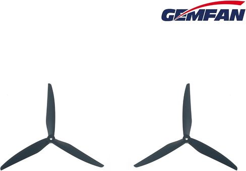 Gemfan 8040 مراوح نايلون من الألياف الزجاجية المقواة 8 بوصة 3 شفرات دعائم لطائرات Cinelifter FPV أو Macroquad بدون طيار 4 قطع 2CCW 2CW in Saudi Arabia