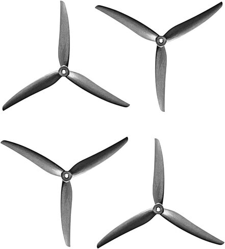 Gemfan 8040 مراوح نايلون من الألياف الزجاجية المقواة 8 بوصة 3 شفرات دعائم لطائرات Cinelifter FPV أو Macroquad بدون طيار 4 قطع 2CCW 2CW in Kuwait