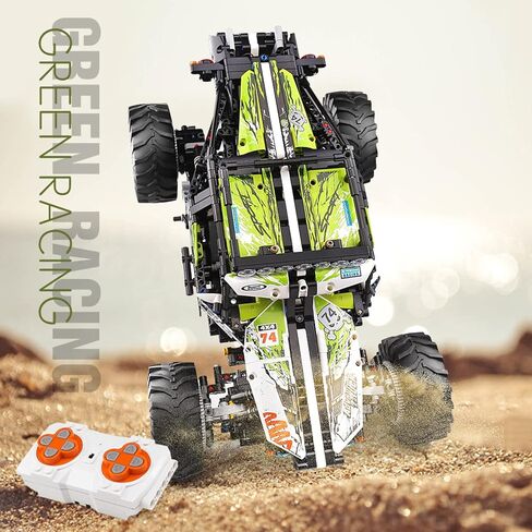 Mould King 18002 RC Climbing Car Building Kits for Boys, 1879 Pieces MOC Building Blocks 4X4 Off-Road Truck Model Sets, Stem Remote Control Car Bricks Toys for Kids in Saudi Arabia