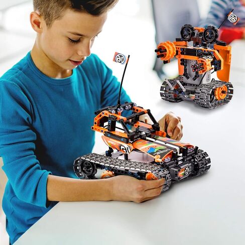 OASO Remote Control STEM Building Kit for Boys 8-12, 392 Pcs Science Learning Educational Building Blocks for Kids, 3 in 1 Tracked Racer RC Car/Tank/Robot Toys Gift Sets for Boys Girls in Kuwait