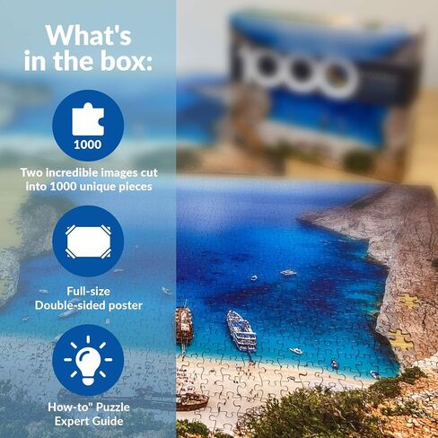 Beach Puzzles for Adults 1000 Pieces and Up - Double Sided Jigsaw Puzzle - Rompecabezas para Adultos - Casse Tete in Saudi Arabia