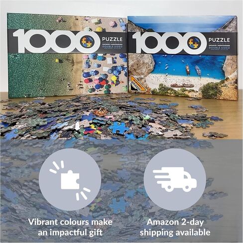 Beach Puzzles for Adults 1000 Pieces and Up - Double Sided Jigsaw Puzzle - Rompecabezas para Adultos - Casse Tete in Saudi Arabia