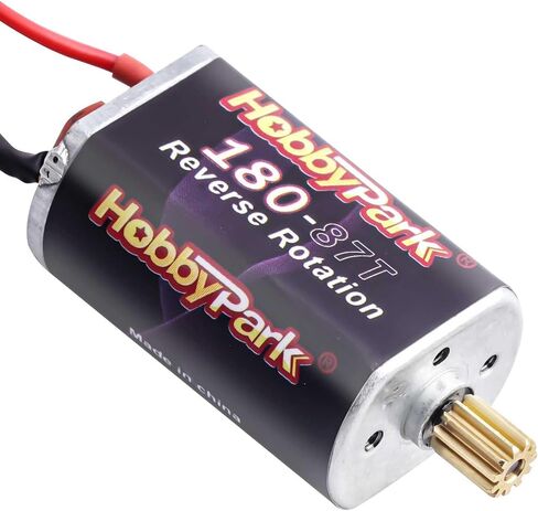 Hobbypark High Torque 180 87T Brushed Motor with Metal 11T Pinion Gear for TRX4M Upgrades 1/18 RC Crawler Car Replacement of 9775 in Saudi Arabia